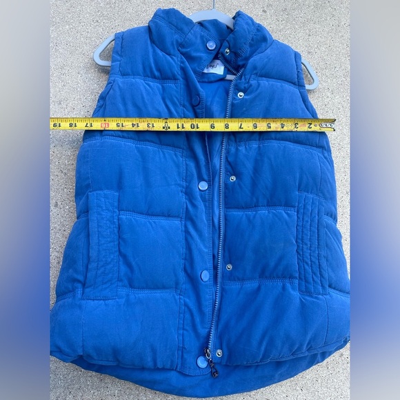 Blue Puffer Vest Size Medium - Picture 3 of 6